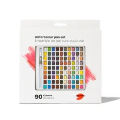 Watercolour Set - 90 Half Pans