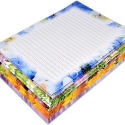 120 Pack Floral Lined Stationery Paper